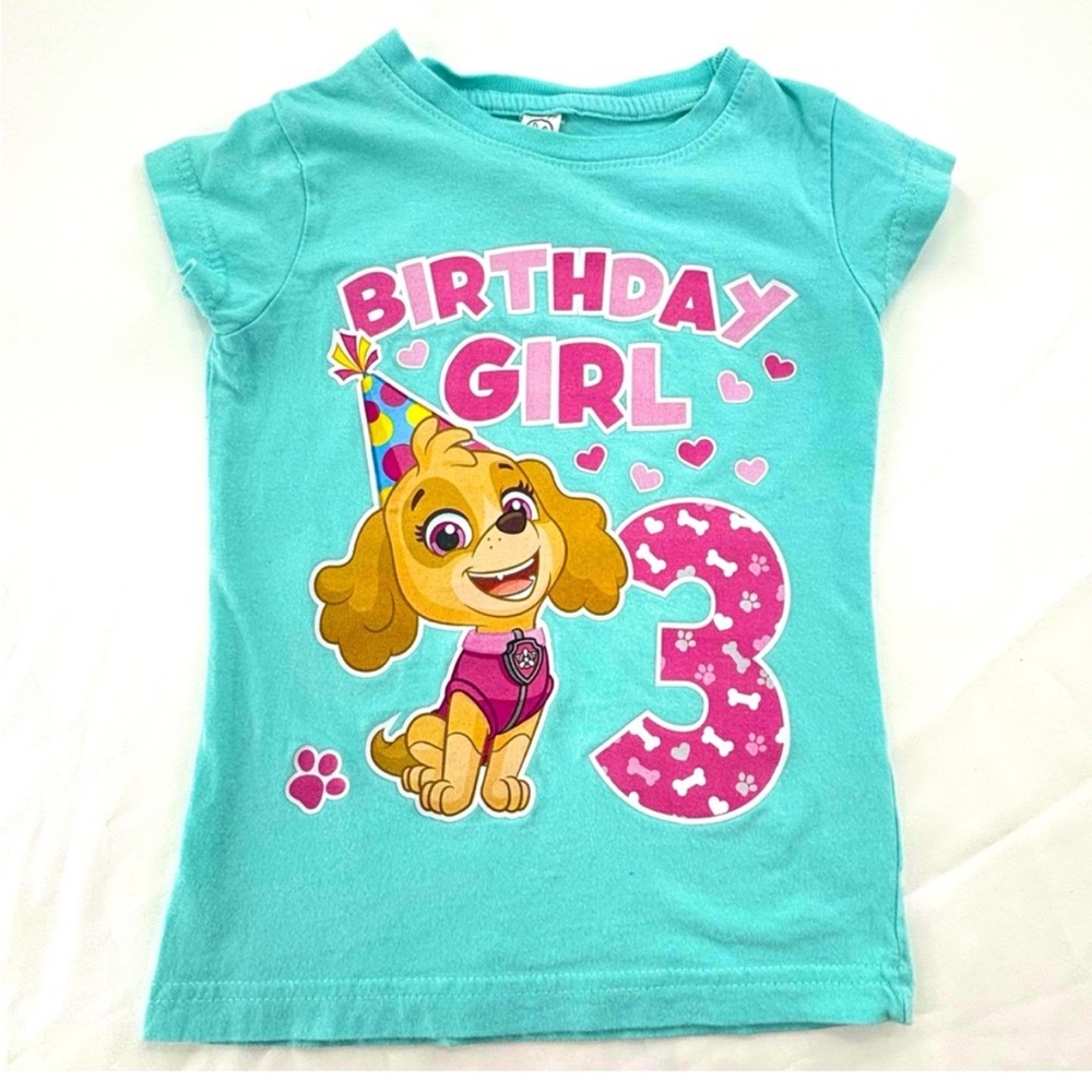 Birthday Girl Skye Paw Patrol 3rd Birthday Toddler Fitted T-Shirt